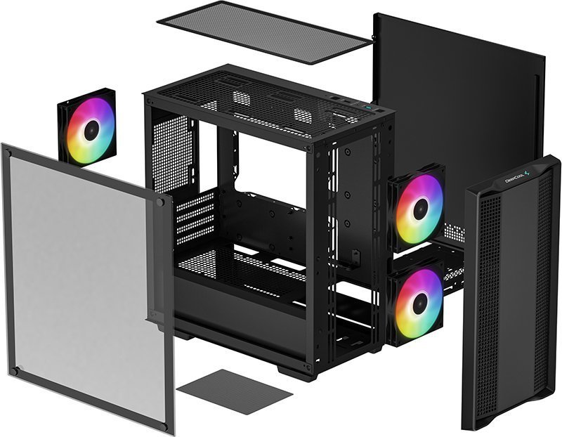 Deepcool CC360 Case, ARGB, Midi Tower - Thumbnail 12