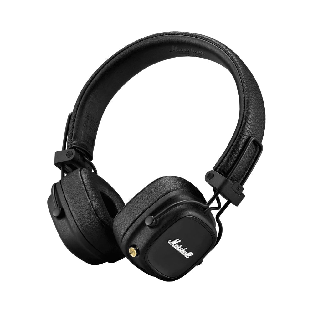 Marshall Major IV Wireless On-Ear Headphones, Black - Image 1