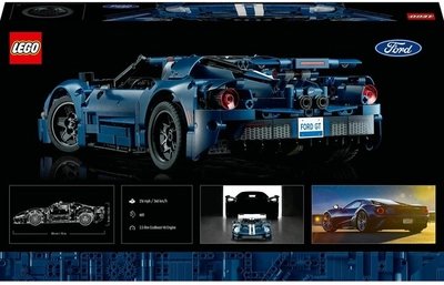 LEGO Technic 42154 2022 Ford GT Set, 1,466 Pieces - Thumbnail 5