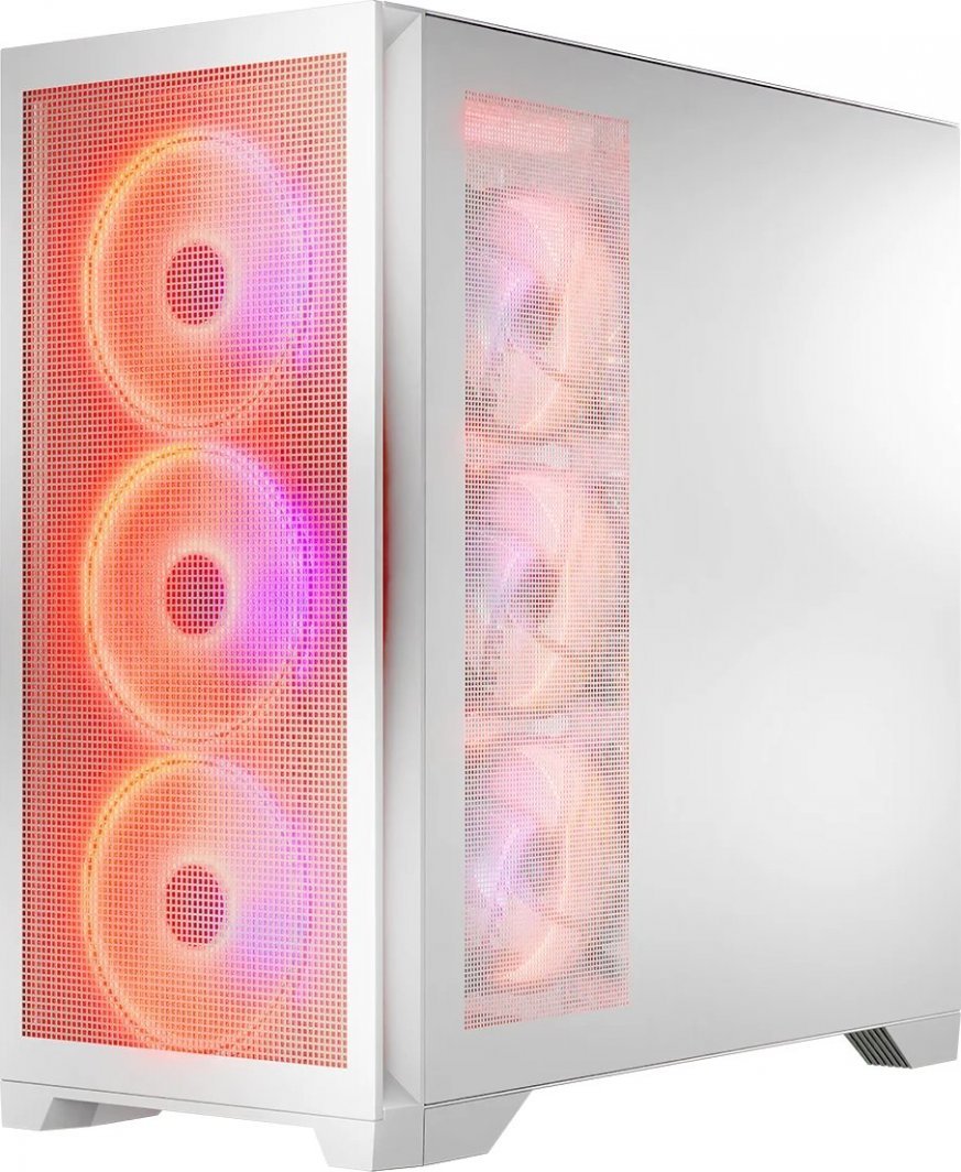 Modecom Volcano Expanse S Apex ARGB Case, White, Midi Tower - Thumbnail 8