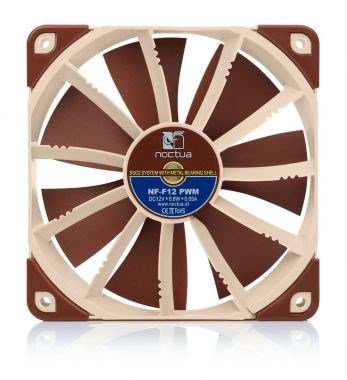 Noctua NOC-NF-F12-PWM Fan, 12 cm, Beige / Brown - Thumbnail 4