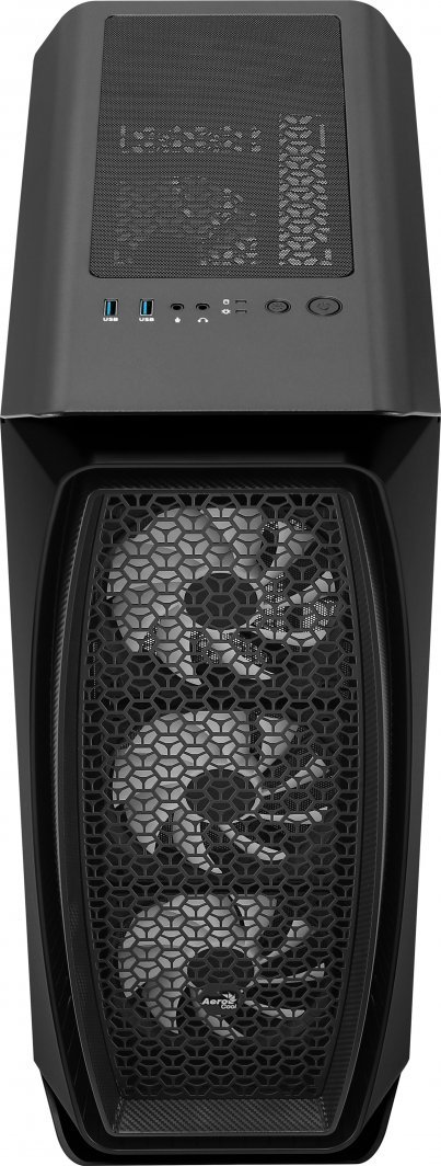 Aerocool Aero One Frost Case, Black, Midi Tower - Thumbnail 8