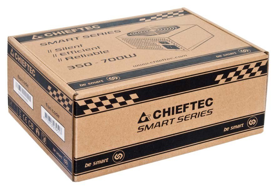 Chieftec Smart GPS-400A8 Power Supply, 20+4 pin ATX, 400 W, Black - Thumbnail 5