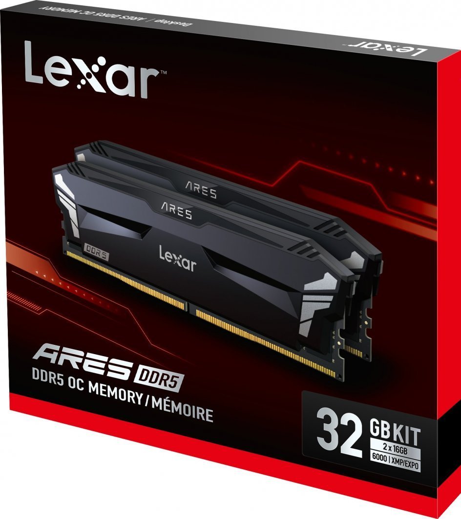 Lexar Ares Memory, DDR5, 32 GB, 6000 MHz, CL32 - Thumbnail 9