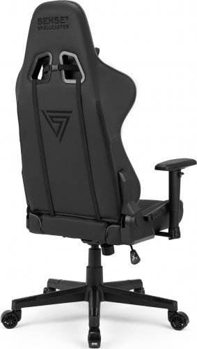 SENSE7 Spellcaster Gaming Chair, Black/Grey - Thumbnail 4