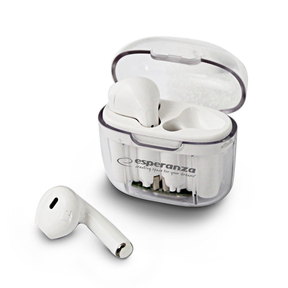 Esperanza EH237W Headphone, Wireless, White - Image 1