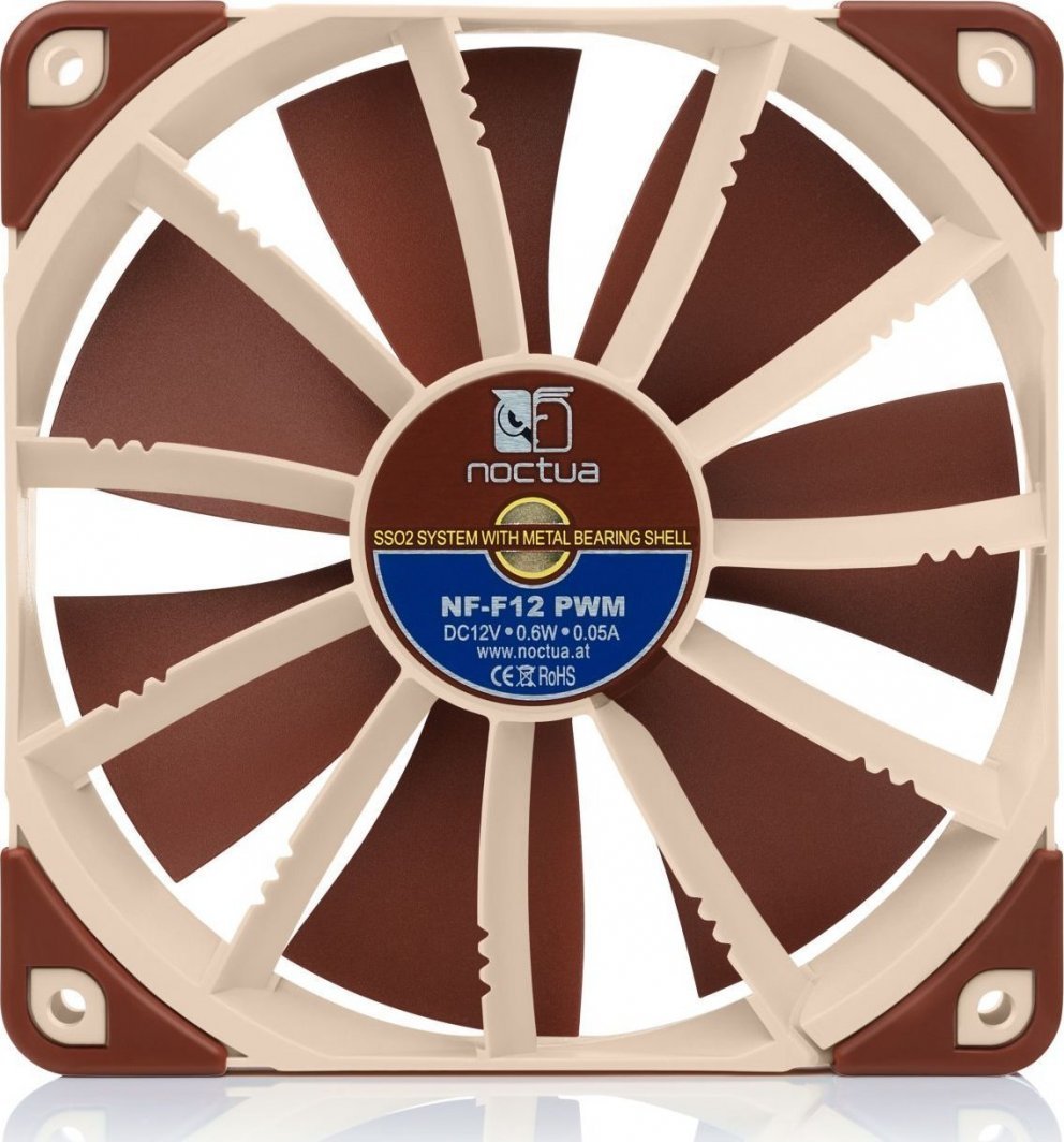 Noctua NF-F12 PWM Fan, 120 mm - Thumbnail 4
