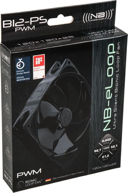 Noiseblocker NB-eLoop B12-PS Cooler, 120 mm - Thumbnail 5