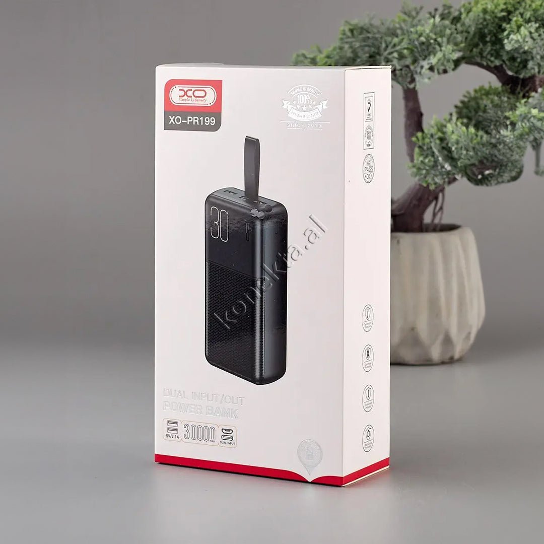 XO 30000mAh Battery, Black, 2 Ports - Thumbnail 5