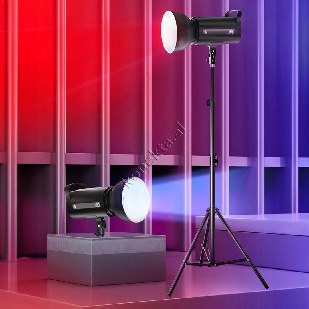 tjetertjeter LED RGB Light with SoftBox, 500W, Tripod 1.7m - Thumbnail 10