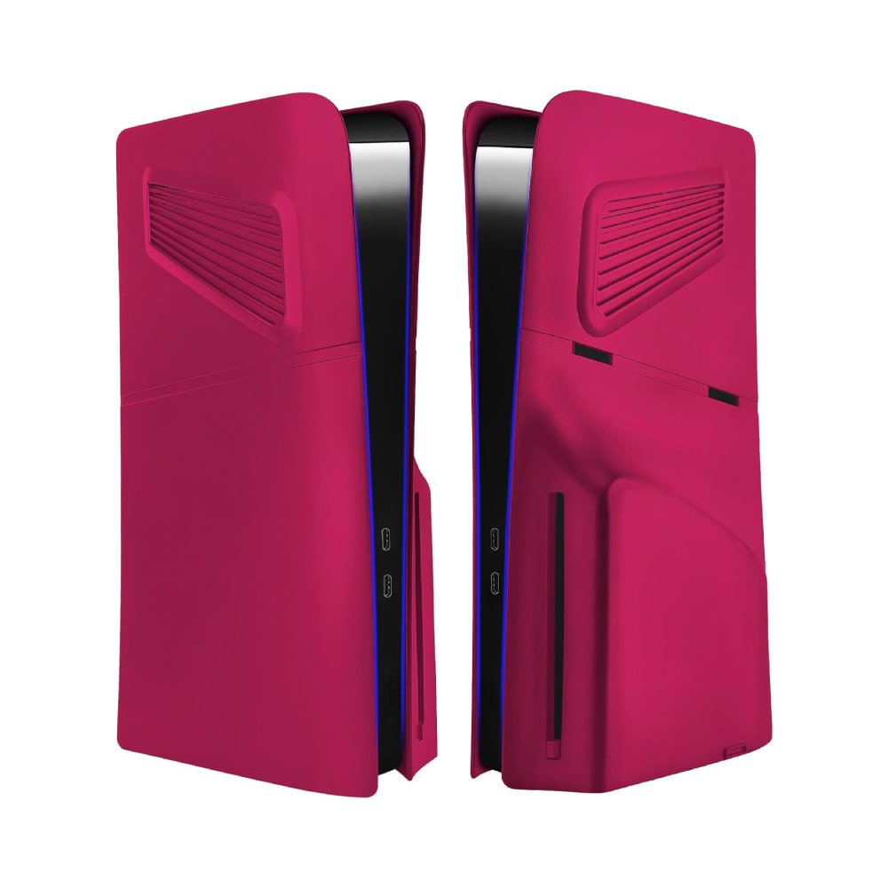 PlayStation PS5 Slim Side Cover, Cosmic Red - Image 1