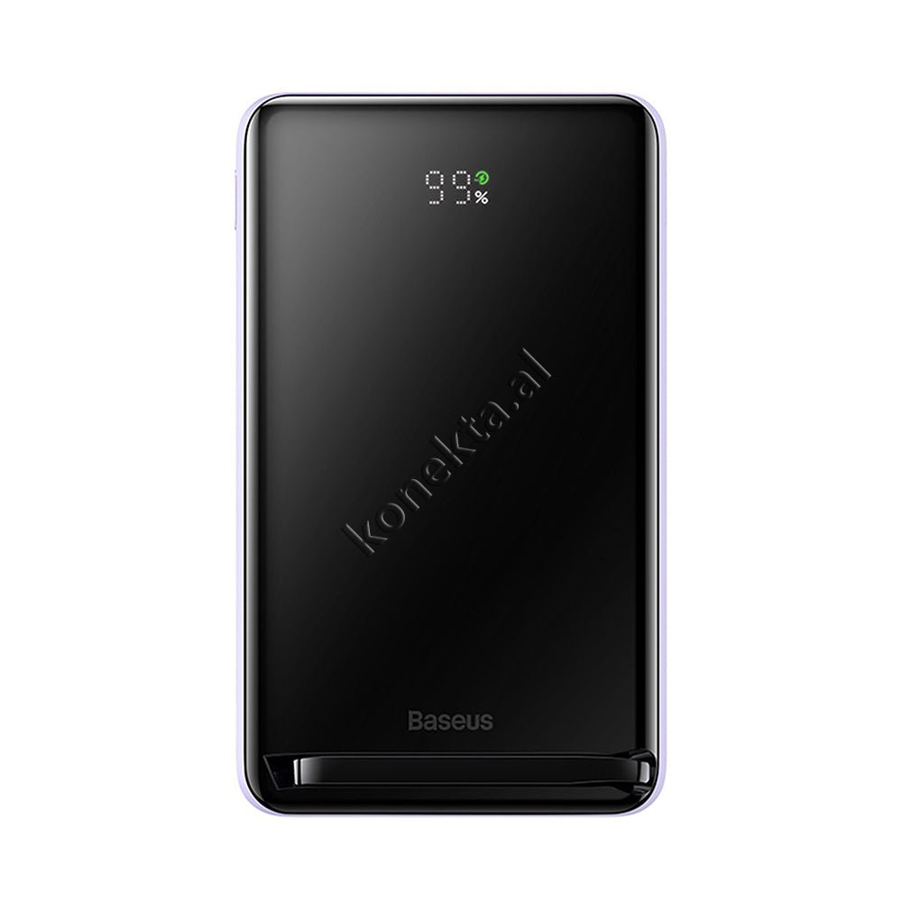Baseus 10000mAh Battery, Black and Purple - Image 1