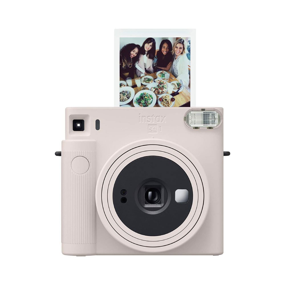 Fujifilm Instax Square SQ1 Instant Camera, Chalk White - Image 1