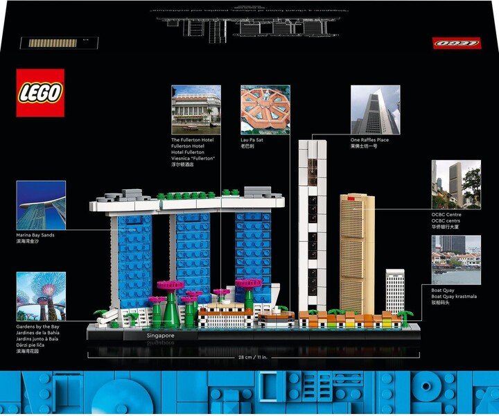 LEGO Architecture 21057 Singapore Set, 827 Pieces - Thumbnail 7