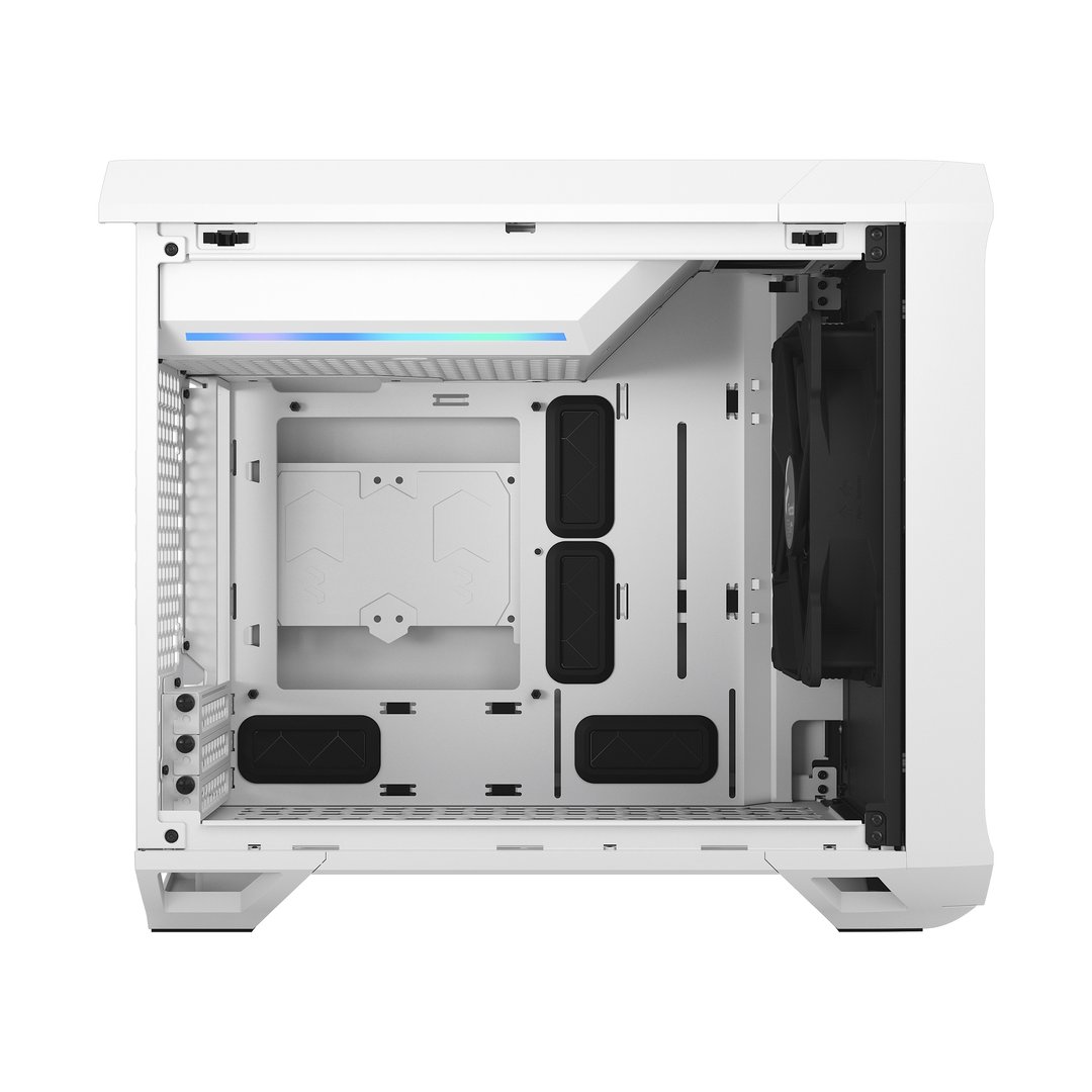 Fractal Design Torrent Nano Case, White TG Clear Tint - Thumbnail 3