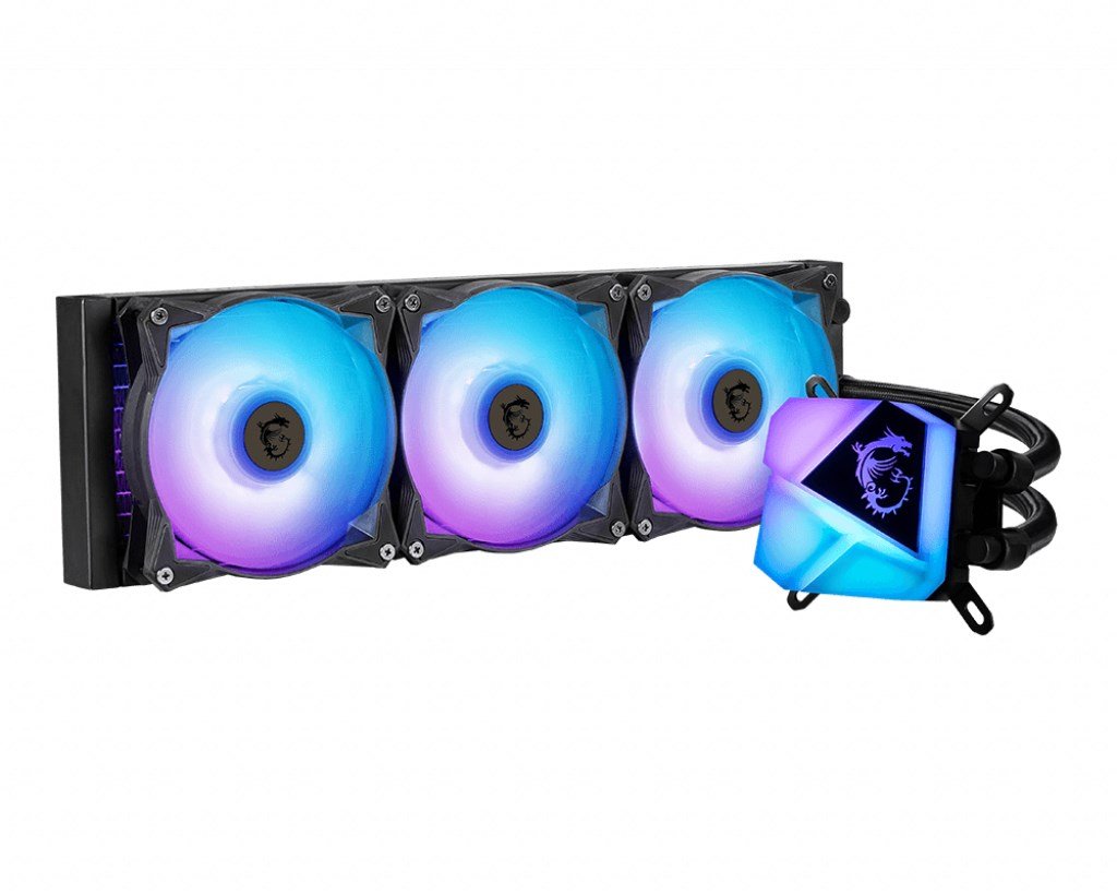 MSI MAGCORELIQUID C360 Water Cooler, 360mm, ARGB, Black - Thumbnail 3