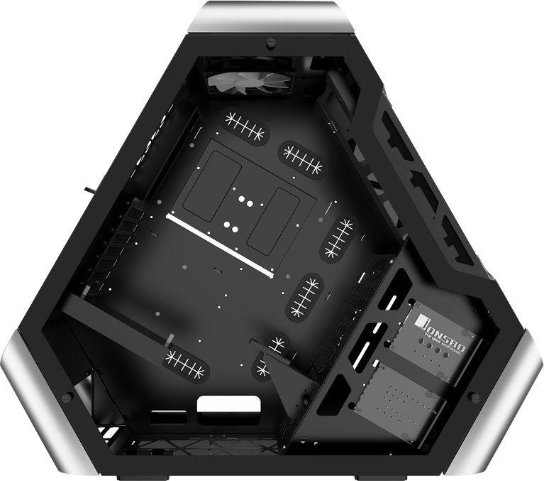 Jonsbo TR03-G Case, Silver, Midi Tower - Thumbnail 3