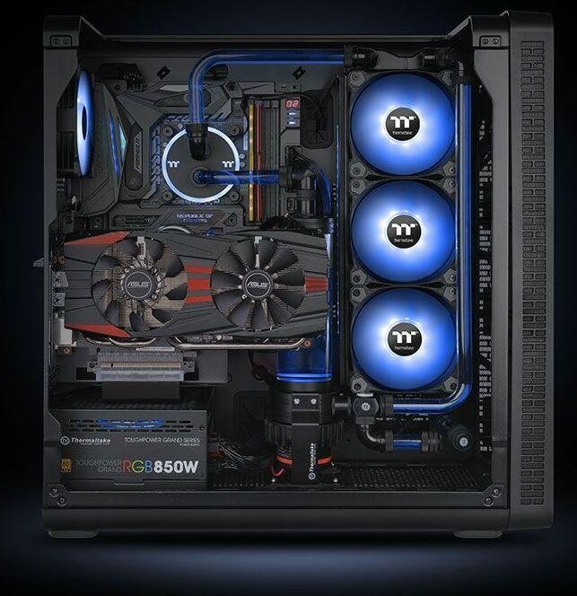 Thermaltake Pure A14 Fan, 140 mm, Blue - Thumbnail 5