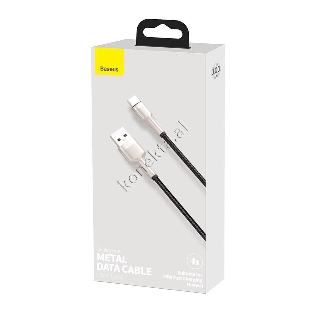 Baseus Cafule USB Cable, 1m, 40W, Type-C - Thumbnail 2