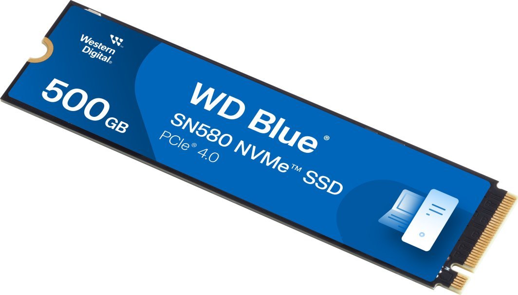 WD SN580 SSD, 500GB, M.2 2280 PCI-E x4 Gen4 NVMe - Image 1