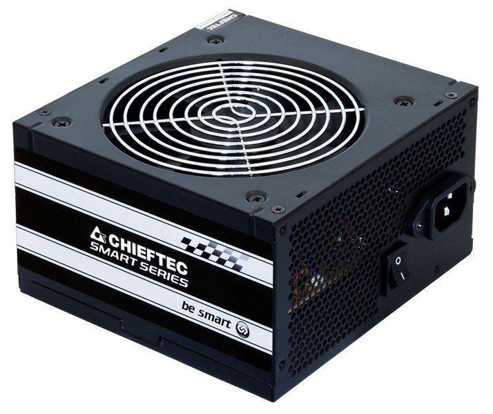 Chieftec Smart GPS-400A8 Power Supply, 20+4 pin ATX, 400 W, Black - Image 1