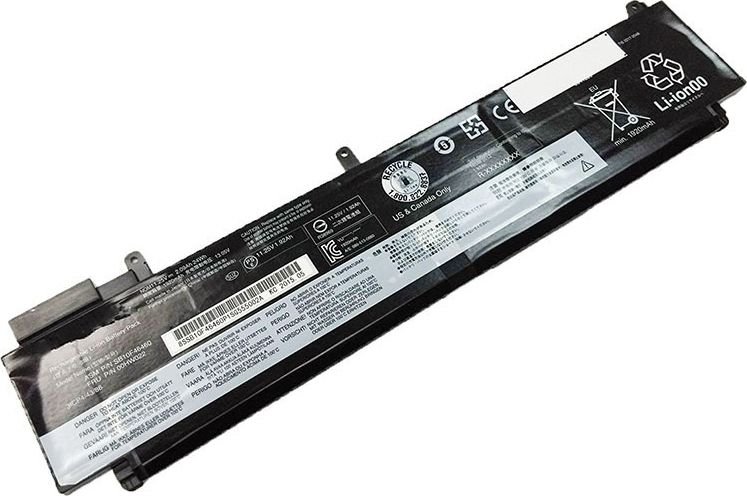 Lenovo ThinkPad T460s/T470s Battery, 11.4V, 2060mAh, Li-Ion, Black - Image 1
