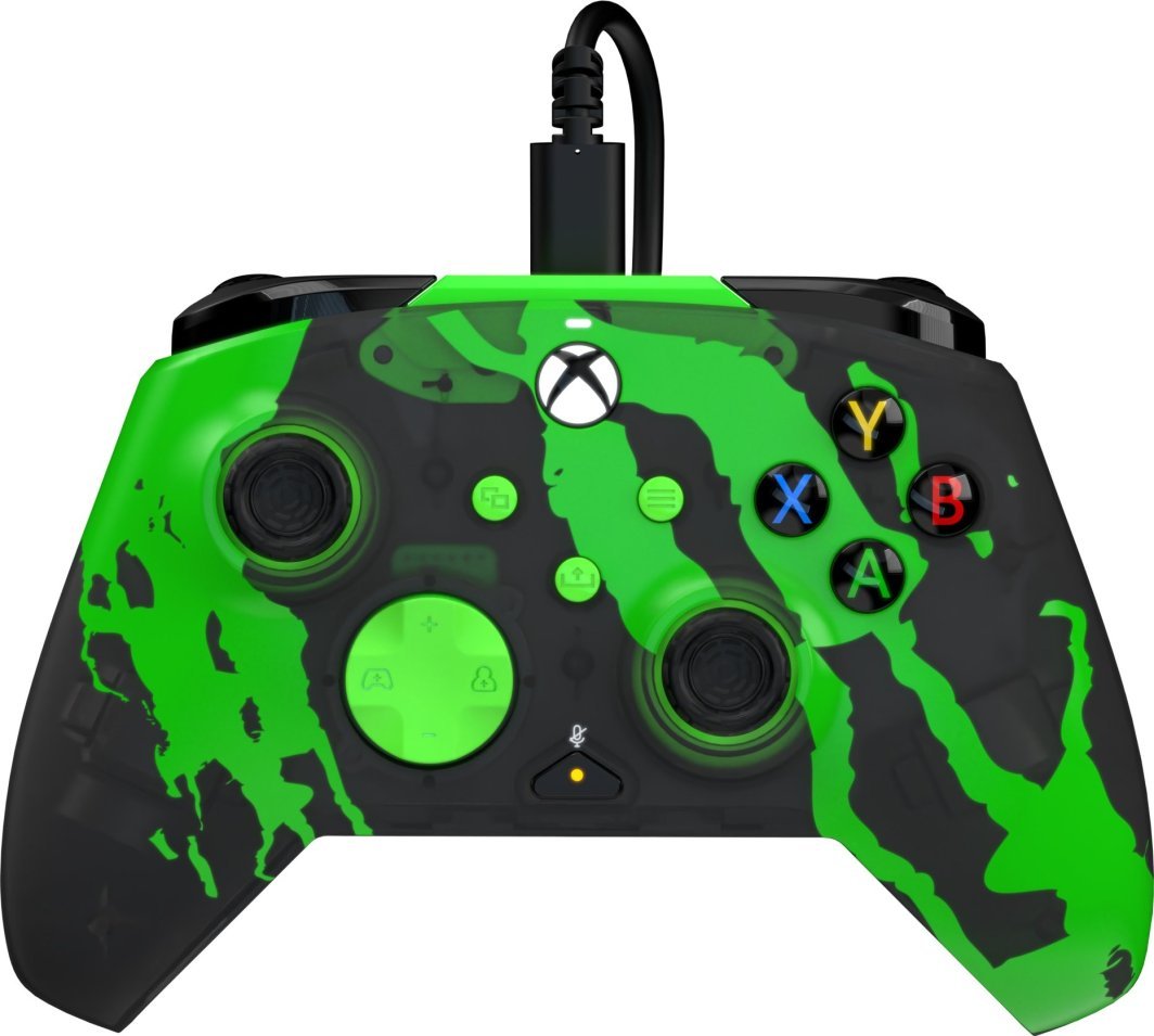 PDP XS Rematch Controller, Wired, Black / Green - Image 1