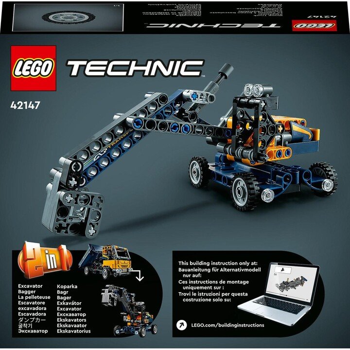 LEGO Technic 42147 Dump Truck, 177 pieces - Thumbnail 7
