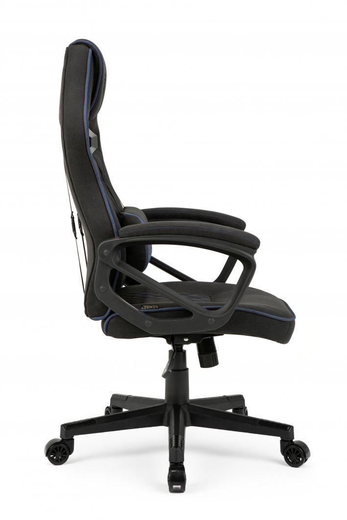 SENSE7 Knight Chair, Black/Blue - Thumbnail 2