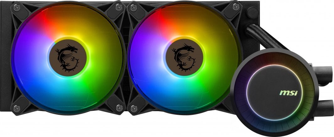 MSI MAG CoreLiquid E240 Water Cooler, 240mm, ARGB, Black - Image 1