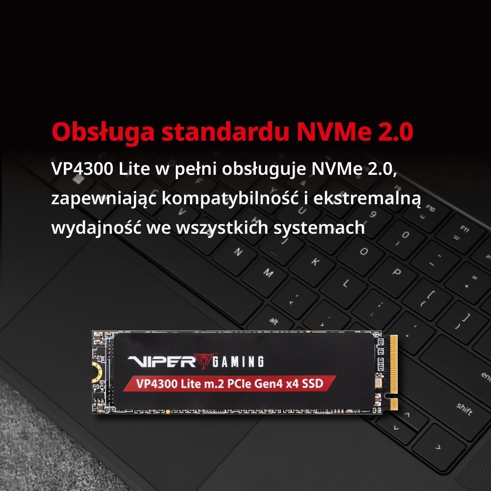 Patriot VP4300 Lite SSD, 2TB, M.2 2280 PCI-E x4 Gen4 NVMe - Thumbnail 6