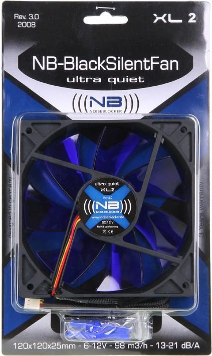Noiseblocker BlackSilent XL2 Cooler, 120 mm - Thumbnail 4