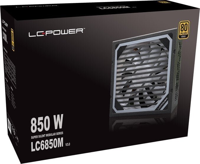 LC-Power Super Silent Modular LC6850M V3.0 Power Supply, 850W, ATX 3.0 - Thumbnail 9