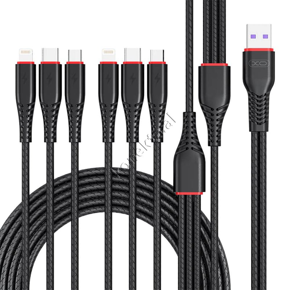 Baseus 6 in 1 Charging Cable, 1.2m - Thumbnail 4