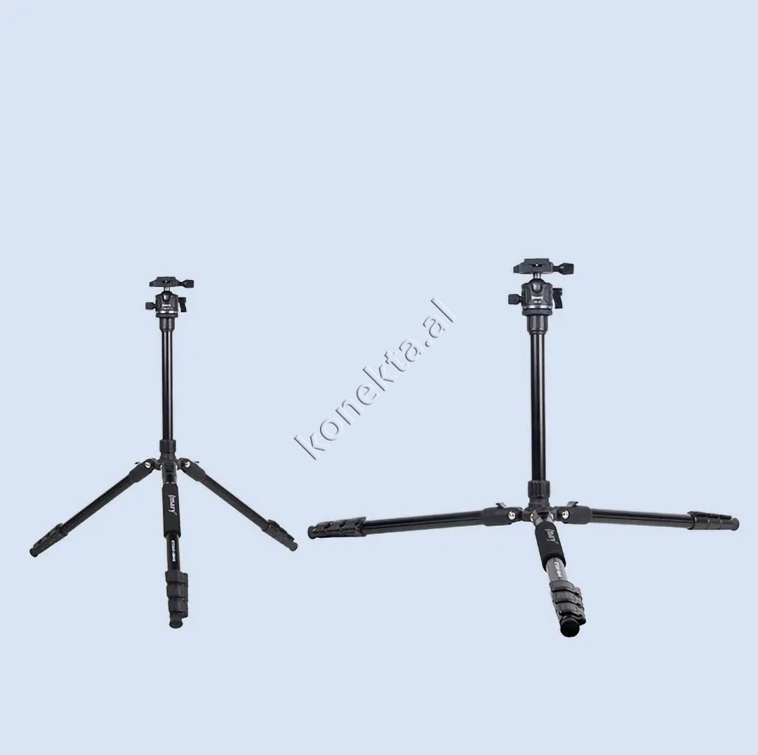 Jmary Trekëmbesh Tripod, i Çmontueshëm me Kokë Profesionale, Gjatësi e Kënd Të Gradueshëm - Thumbnail 3