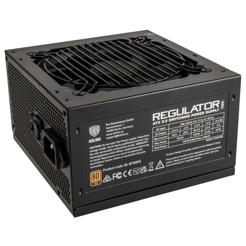 Kolink Regulator KL-R750FG Power Supply, 750W - Image 1