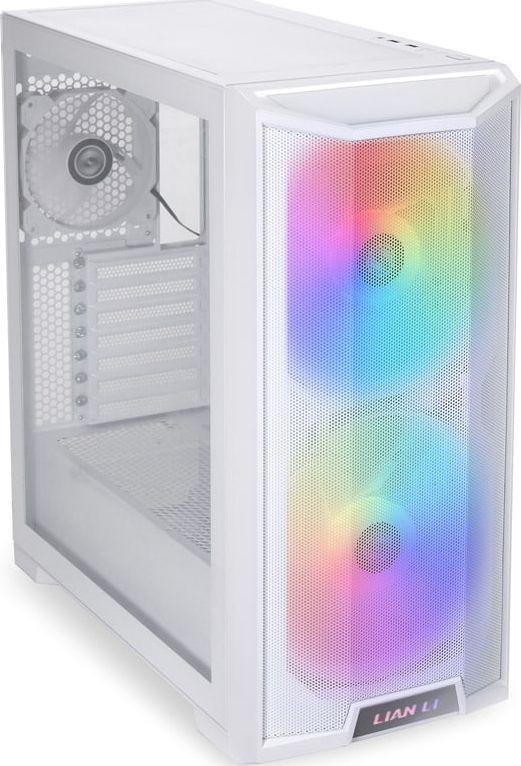Lian Li LANCOOL 215 ARGB Case, White, Midi Tower - Thumbnail 2
