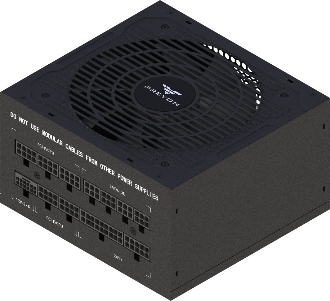 PREYON Eagle Power Gold Power Supply, 850W - Thumbnail 2