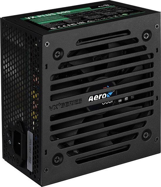 Aerocool VX PLUS AEROPGSVX-600PLUS-80 ATX Power Supply, 600W - Image 1
