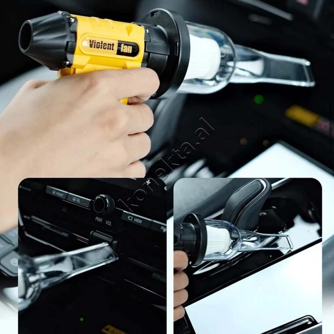 tjetertjeter Turbo Fan, Black/Yellow - Thumbnail 7