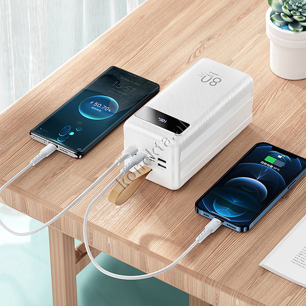 Remax 80000mAh External Battery, White - Thumbnail 3