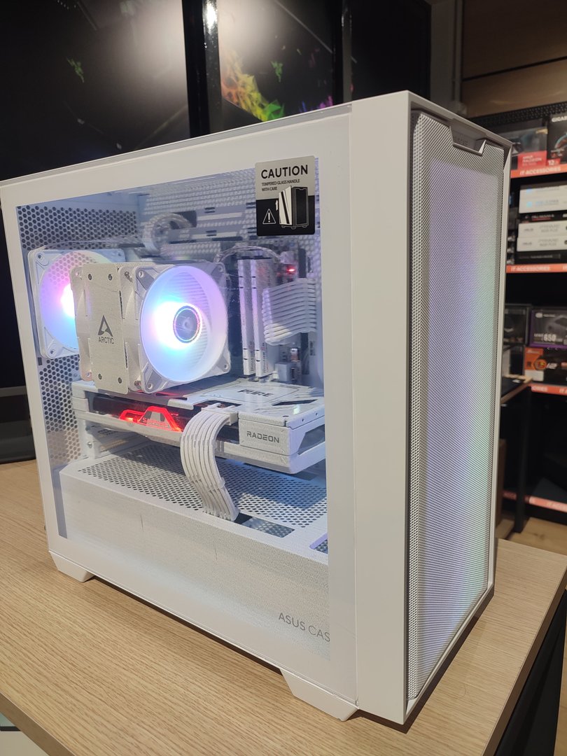 Albagame Vulcan Series PC, RX 7800 XT 16GB GDDR6, AMD Ryzen 7 9700X, 32GB DDR5 RAM, 1TB NVMe Gen4 SSD - Thumbnail 2