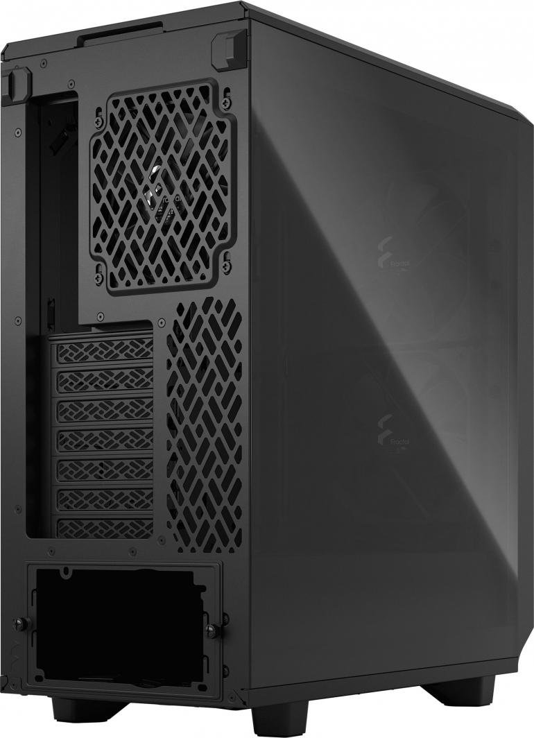 Fractal Design Meshify 2 Compact TG Light Tint Case, Black, Midi Tower - Thumbnail 4