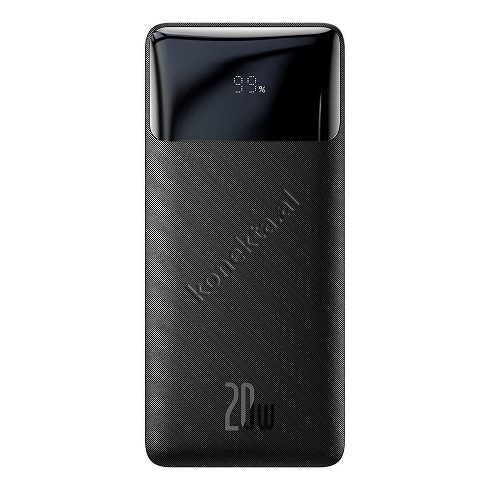 Baseus 30000mAh Power Bank, 15W & 20W, 3 Ports, Black - Thumbnail 3