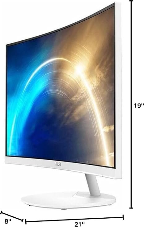 MSI Pro MP271CAW Monitor, 27" Panel VA, 1920 x 1080 FHD, 75Hz - Thumbnail 3