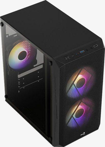 Aerocool CS-107 FRGB Case, Mini Tower - Thumbnail 4