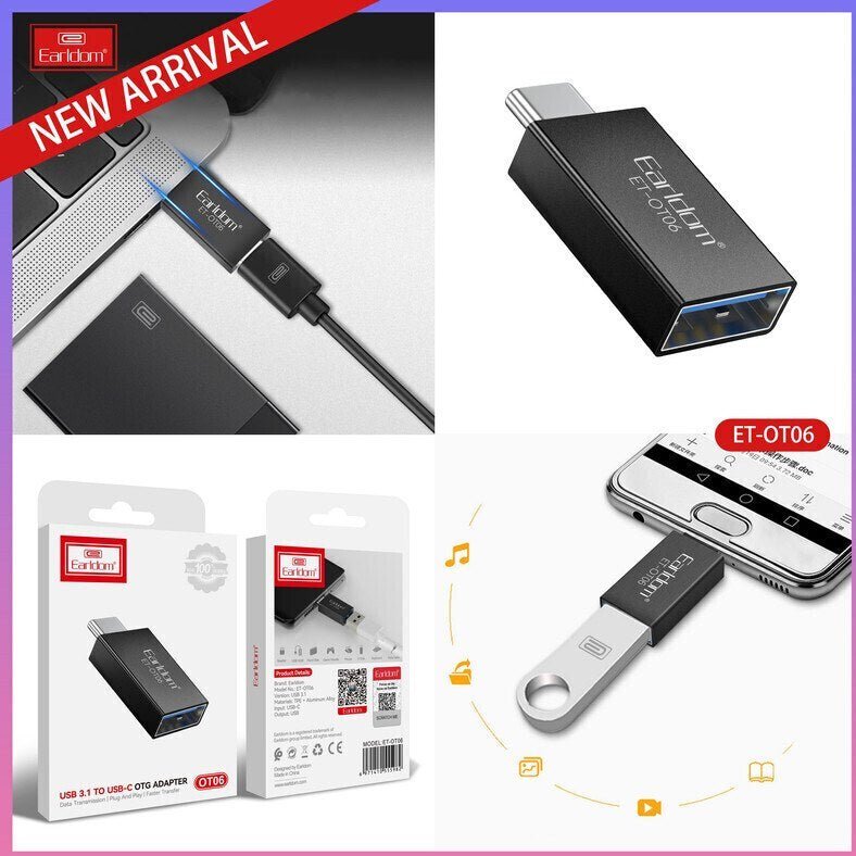 Earldom ET-OT06 Adapter, Black - Thumbnail 5