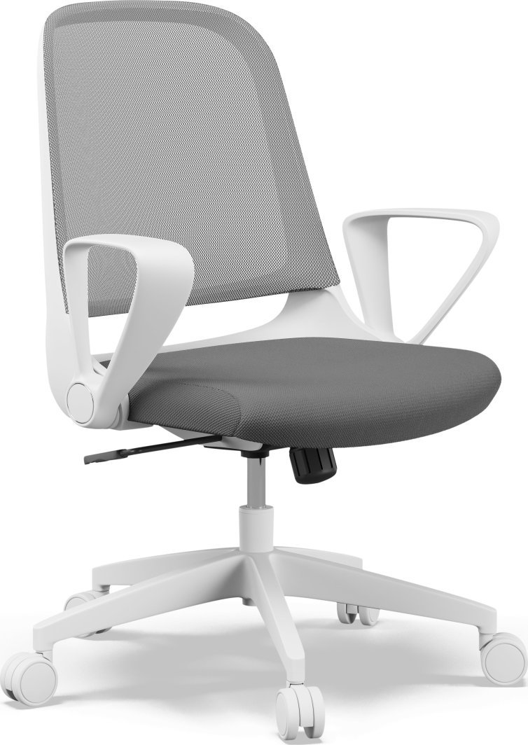 SENSE7 Sopty Chair, White/Grey - Image 1