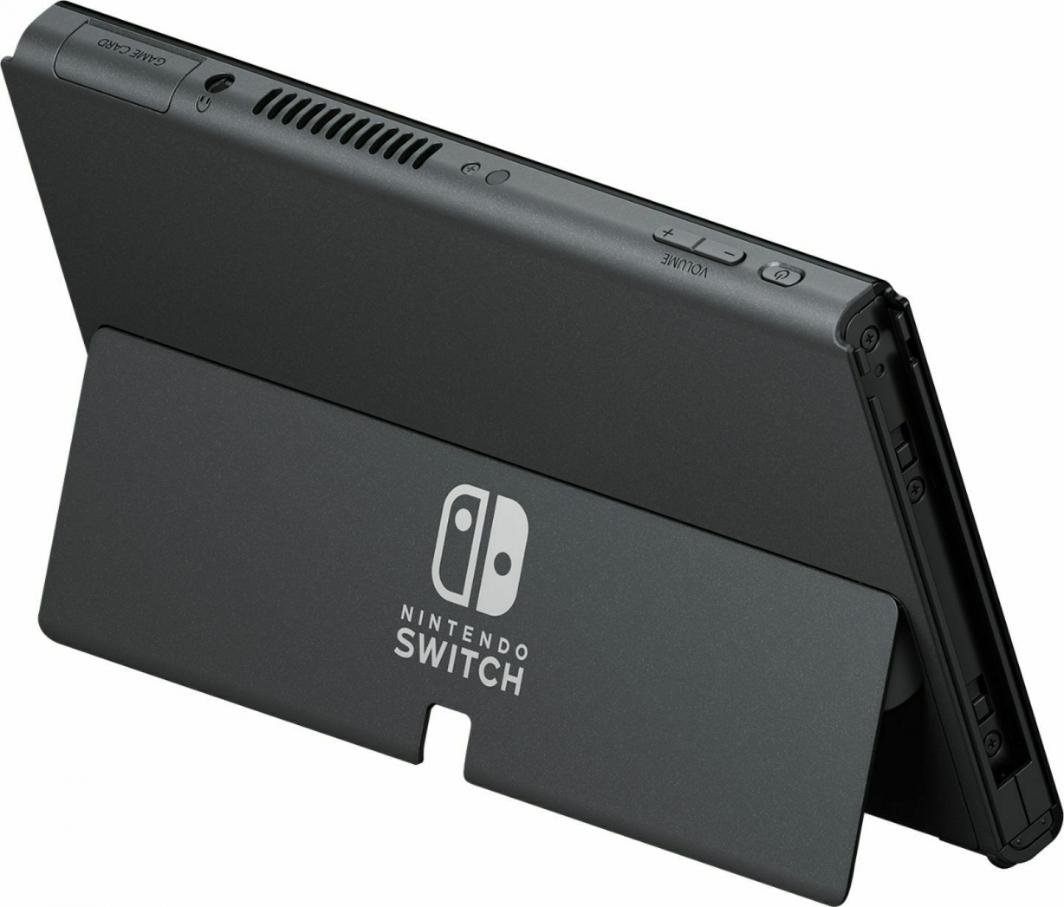 Nintendo Switch OLED Console, Red/Blue - Thumbnail 4