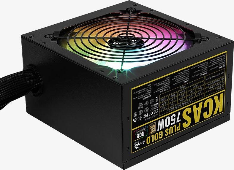 Aerocool KCAS Plus Gold AEROPGSKCAS+RGB750-G ATX, 750W Power Supply - Thumbnail 7